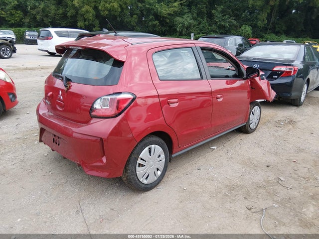 2024 Mitsubishi Mirage Es/le მანქანა იყიდება აუქციონზე, vin: ML32AUHJ0RH022334, აუქციონის ნომერი: 45755092
