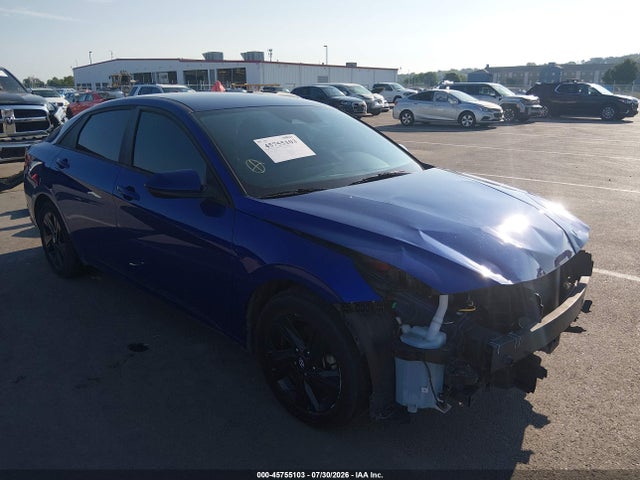 Продажа на аукционе авто 2022 Hyundai Elantra Hybrid Blue, vin: KMHLM4AJXNU031722, номер лота: 45755103