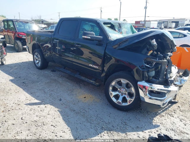 45755133 :رقم المزاد ، 1C6SRFMT5KN514929 vin ، 2019 Ram 1500 Big Horn/lone Star  4x4 6'4 Box مزاد بيع