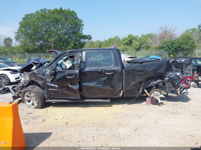 45755133 :رقم المزاد ، 1C6SRFMT5KN514929 vin ، 2019 Ram 1500 Big Horn/lone Star  4x4 6'4 Box مزاد بيع