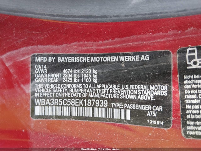 WBA3R5C58EK187939 BMW 435i Xdrive