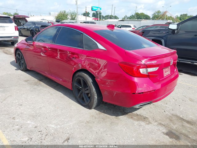 Продажа на аукционе авто 2018 Honda Accord Sport, vin: 1HGCV1F34JA054582, номер лота: 45755267