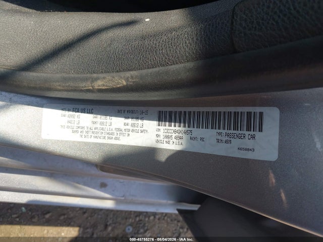 Продаж на аукціоні авто 2016 Chrysler 200 Limited, vin: 1C3CCCAB4GN140575, номер лоту: 45755276