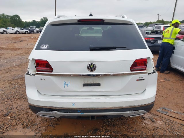 45755303 :رقم المزاد ، 1V2NR2CA8JC502927 vin ، 2018 Volkswagen Atlas 3.6l V6 Sel Premium مزاد بيع