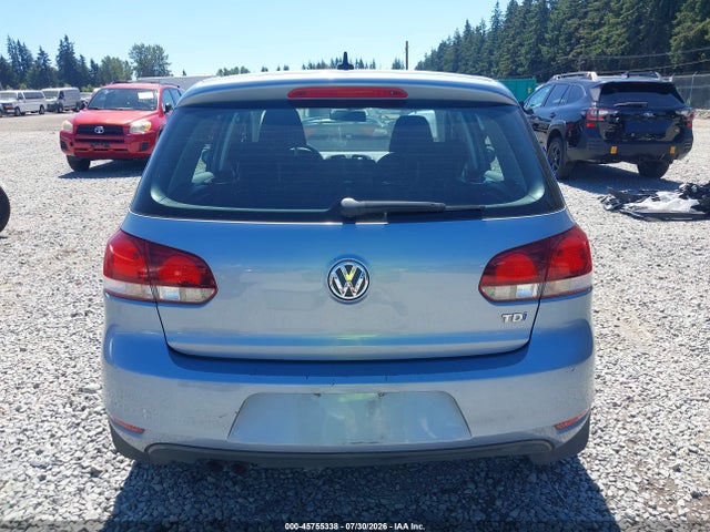 2010 Volkswagen Golf Tdi მანქანა იყიდება აუქციონზე, vin: WVWDM7AJ8AW299905, აუქციონის ნომერი: 45755338