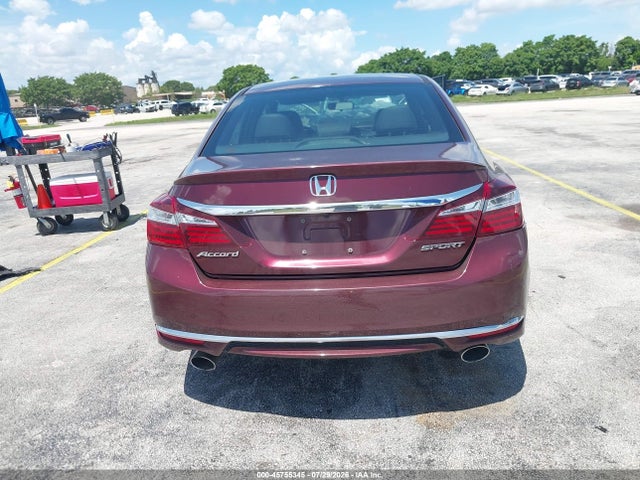 2017 Honda Accord Sport მანქანა იყიდება აუქციონზე, vin: 1HGCR2F57HA143603, აუქციონის ნომერი: 45755345