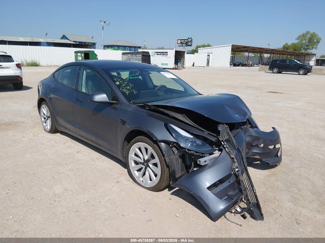45755397 :رقم المزاد ، 5YJ3E1EA7NF356315 vin ، 2022 Tesla Model 3 Rear-wheel Drive مزاد بيع