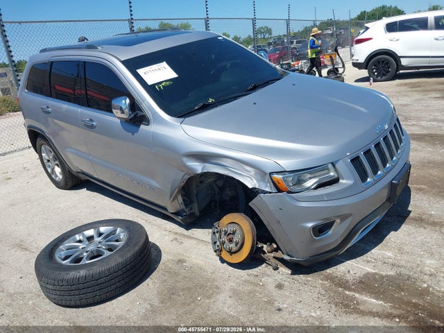 2015 Jeep Grand Cherokee Limited მანქანა იყიდება აუქციონზე, vin: 1C4RJFBG5FC706549, აუქციონის ნომერი: 45755471