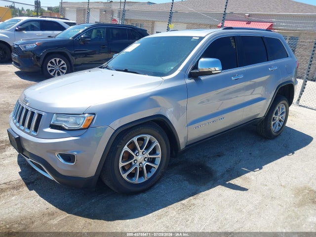 2015 Jeep Grand Cherokee Limited მანქანა იყიდება აუქციონზე, vin: 1C4RJFBG5FC706549, აუქციონის ნომერი: 45755471