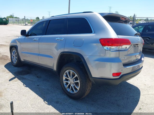2015 Jeep Grand Cherokee Limited მანქანა იყიდება აუქციონზე, vin: 1C4RJFBG5FC706549, აუქციონის ნომერი: 45755471