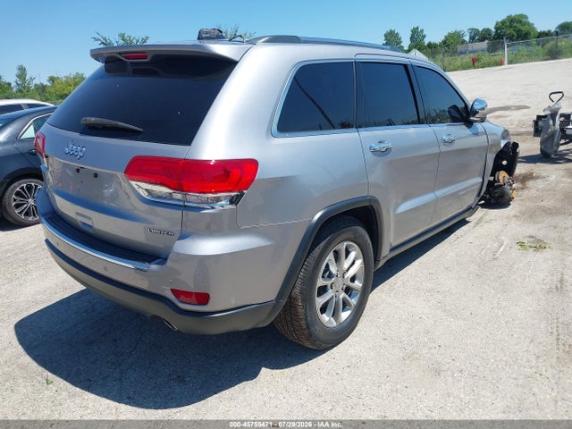 2015 Jeep Grand Cherokee Limited მანქანა იყიდება აუქციონზე, vin: 1C4RJFBG5FC706549, აუქციონის ნომერი: 45755471