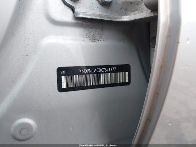 KNDPNCAC0K7571377 KIA Sportage Ex