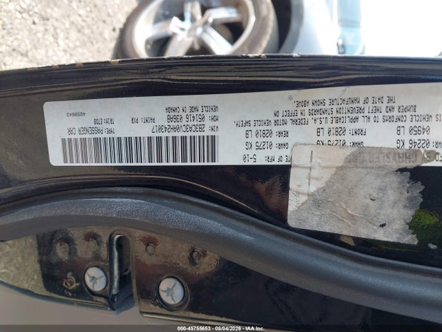 2010 Dodge Charger Sxt მანქანა იყიდება აუქციონზე, vin: 2B3CA3CV0AH243017, აუქციონის ნომერი: 45755653