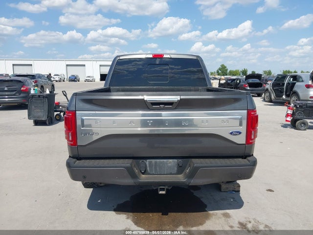 45755839 :رقم المزاد ، 1FTEW1CG1FFC21826 vin ، 2015 Ford F-150 Platinum مزاد بيع