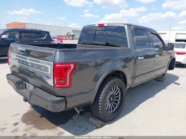 45755839 :رقم المزاد ، 1FTEW1CG1FFC21826 vin ، 2015 Ford F-150 Platinum مزاد بيع