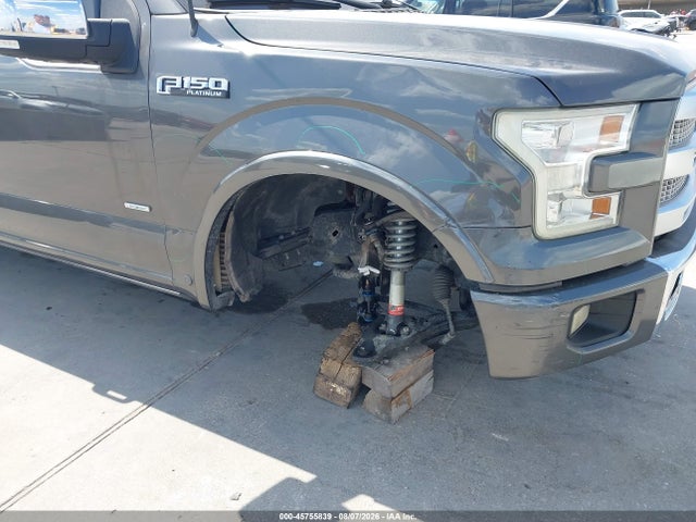 45755839 :رقم المزاد ، 1FTEW1CG1FFC21826 vin ، 2015 Ford F-150 Platinum مزاد بيع