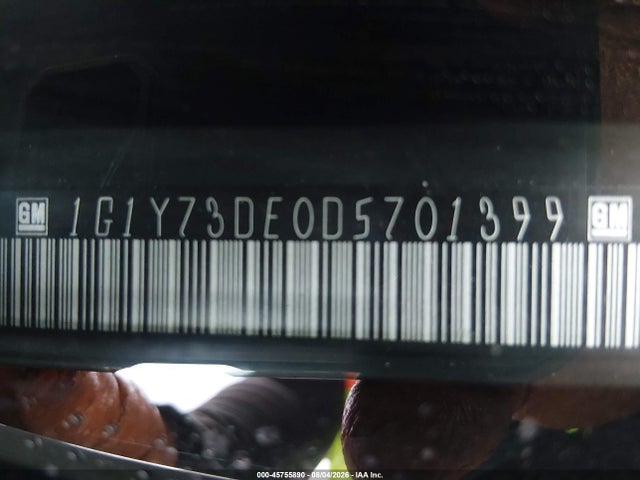 Aukcja sprzedaży 2013 Chevrolet Corvette 427, vin: 1G1Y73DE0D5701399, numer aukcji: 45755890
