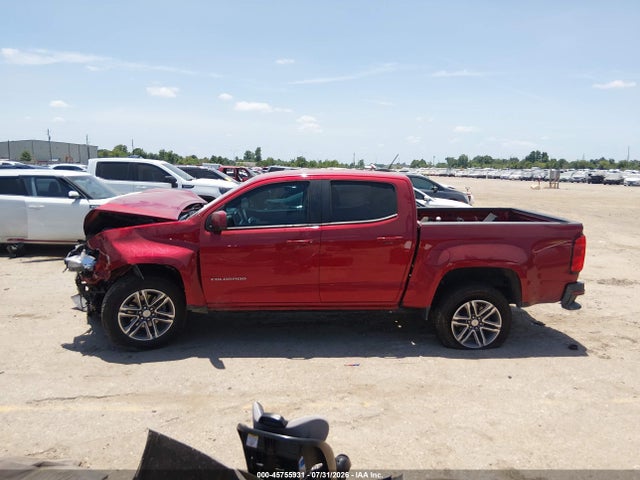 45755931 :رقم المزاد ، 1GCGSBEA0M1278046 vin ، 2021 Chevrolet Colorado مزاد بيع
