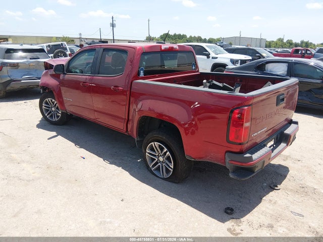 45755931 :رقم المزاد ، 1GCGSBEA0M1278046 vin ، 2021 Chevrolet Colorado مزاد بيع