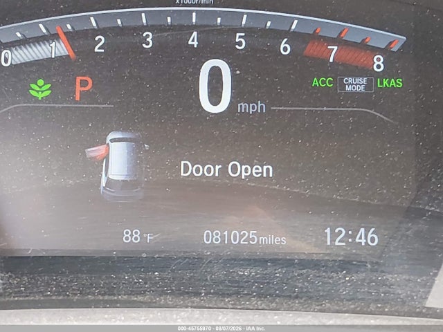 45755970 :رقم المزاد ، 2HKRW1H53MH400235 vin ، 2021 Honda Cr-v 2wd Ex مزاد بيع