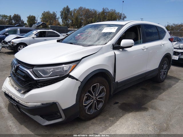 45755970 :رقم المزاد ، 2HKRW1H53MH400235 vin ، 2021 Honda Cr-v 2wd Ex مزاد بيع