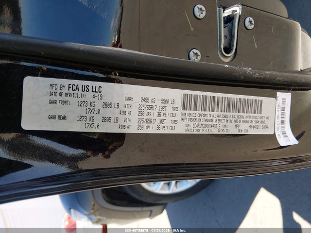 Jeep Cherokee Latitude 4x4 2019 1C4PJMCBXKD449519 Image 9