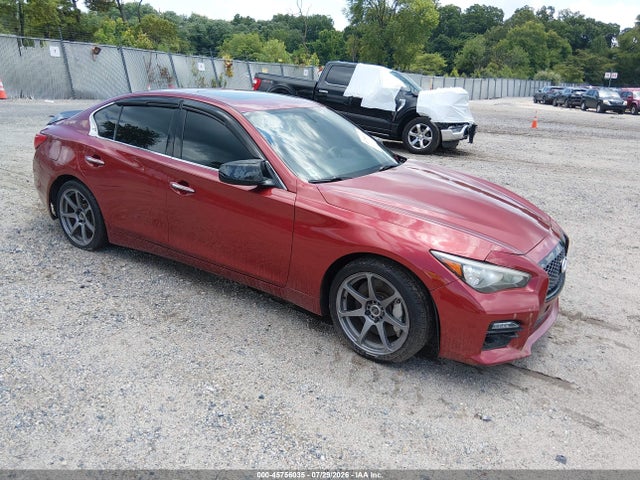 45756035 :رقم المزاد ، JN1AV7AR0EM700194 vin ، 2014 Infiniti Q50 Hybrid Sport مزاد بيع