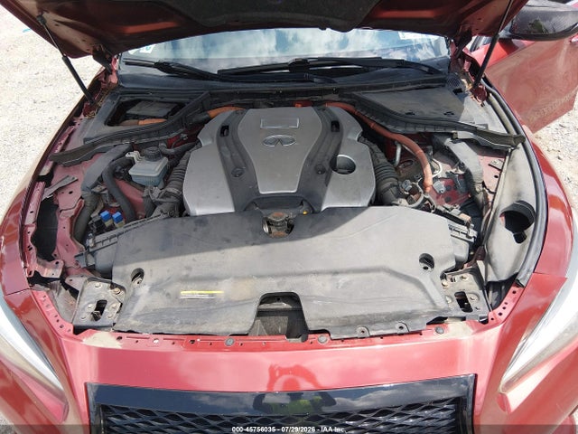 2014 Infiniti Q50 Hybrid Sport მანქანა იყიდება აუქციონზე, vin: JN1AV7AR0EM700194, აუქციონის ნომერი: 45756035