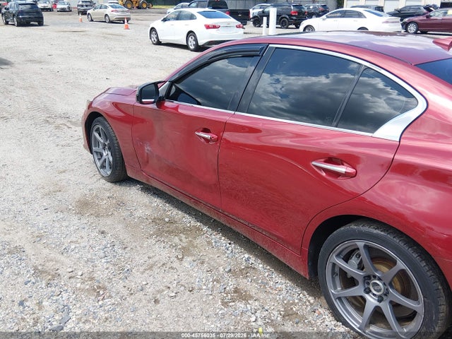 2014 Infiniti Q50 Hybrid Sport მანქანა იყიდება აუქციონზე, vin: JN1AV7AR0EM700194, აუქციონის ნომერი: 45756035