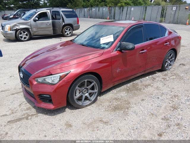 2014 Infiniti Q50 Hybrid Sport მანქანა იყიდება აუქციონზე, vin: JN1AV7AR0EM700194, აუქციონის ნომერი: 45756035