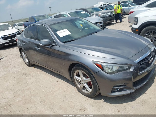45756045 :رقم المزاد ، JN1BV7AR0EM707649 vin ، 2014 Infiniti Q50 Premium/sport مزاد بيع