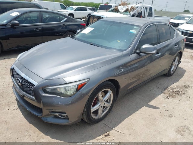 45756045 :رقم المزاد ، JN1BV7AR0EM707649 vin ، 2014 Infiniti Q50 Premium/sport مزاد بيع