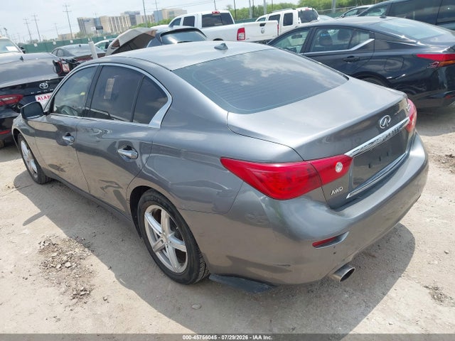 45756045 :رقم المزاد ، JN1BV7AR0EM707649 vin ، 2014 Infiniti Q50 Premium/sport مزاد بيع
