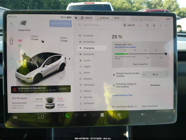Продаж на аукціоні авто 2026 Tesla Model Y All-wheel Drive/long Range Launch Series/premium All-wheel Drive, vin: 7SAYGDEE0TF557333, номер лоту: 45756108