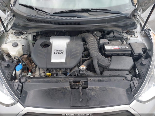 2014 Hyundai Veloster Turbo W/blue მანქანა იყიდება აუქციონზე, vin: KMHTC6AE9EU208228, აუქციონის ნომერი: 45756292
