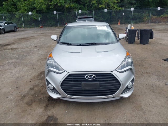 2014 Hyundai Veloster Turbo W/blue მანქანა იყიდება აუქციონზე, vin: KMHTC6AE9EU208228, აუქციონის ნომერი: 45756292