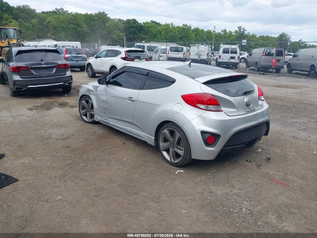 2014 Hyundai Veloster Turbo W/blue მანქანა იყიდება აუქციონზე, vin: KMHTC6AE9EU208228, აუქციონის ნომერი: 45756292