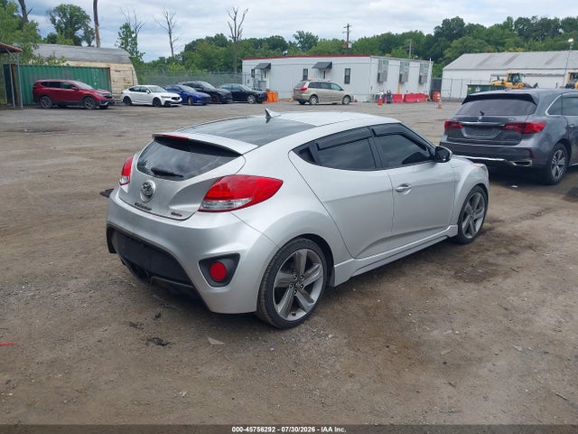 2014 Hyundai Veloster Turbo W/blue მანქანა იყიდება აუქციონზე, vin: KMHTC6AE9EU208228, აუქციონის ნომერი: 45756292