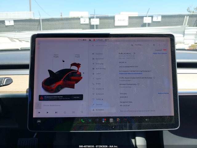 2021 Tesla Model 3 Long Range Dual Motor All-wheel Drive მანქანა იყიდება აუქციონზე, vin: 5YJ3E1EB1MF877103, აუქციონის ნომერი: 45756335