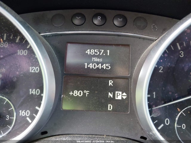 45756452 :رقم المزاد ، 4JGBB86E36A085421 vin ، 2006 Mercedes-benz Ml 350 4matic مزاد بيع