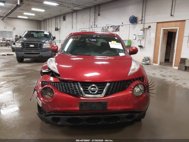 2013 Nissan Juke Sv მანქანა იყიდება აუქციონზე, vin: JN8AF5MV6DT215476, აუქციონის ნომერი: 45756567
