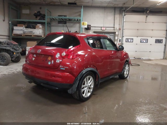 2013 Nissan Juke Sv მანქანა იყიდება აუქციონზე, vin: JN8AF5MV6DT215476, აუქციონის ნომერი: 45756567