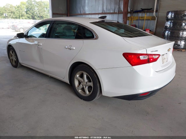 2016 Chevrolet Malibu Ls მანქანა იყიდება აუქციონზე, vin: 1G1ZB5STXGF178486, აუქციონის ნომერი: 45756643