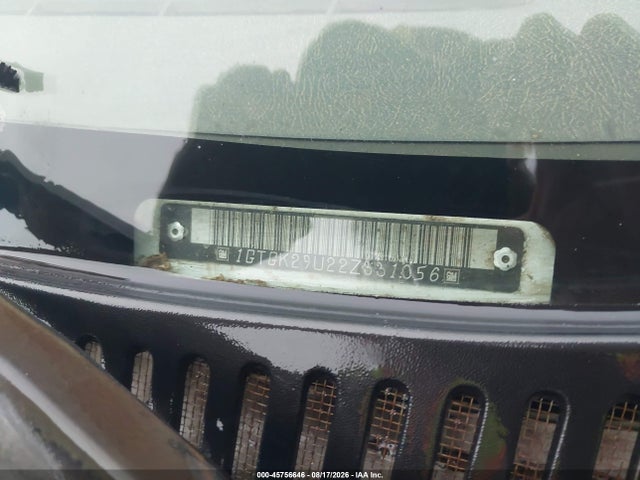 Aukcja sprzedaży 2002 Gmc Sierra 2500 Sle, vin: 1GTGK29U22Z331056, numer aukcji: 45756646