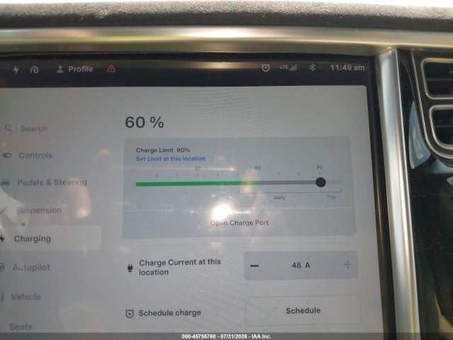 Aukcja sprzedaży 2016 Tesla Model X, vin: 5YJXCBE23GF004695, numer aukcji: 45756768