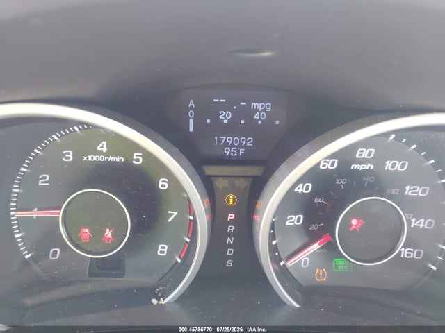 45756770 :رقم المزاد ، 19UUA9F21CA012301 vin ، 2012 Acura Tl 3.7 مزاد بيع