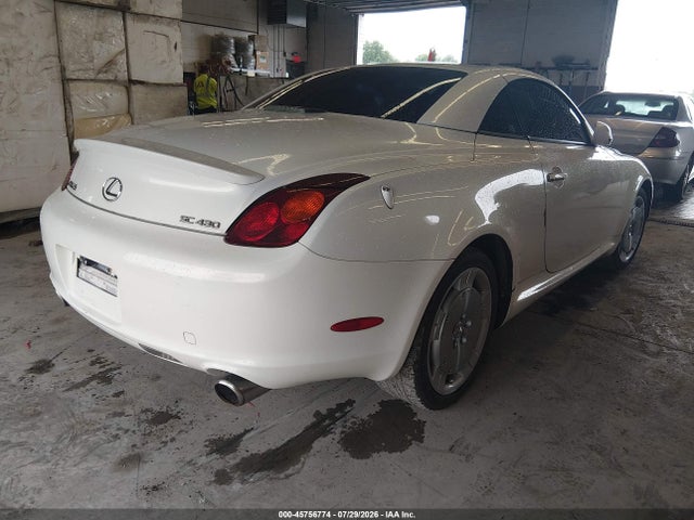 45756774 :رقم المزاد ، JTHFN48Y630046934 vin ، 2003 Lexus Sc 430 مزاد بيع