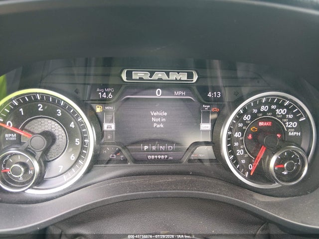 2020 Ram 1500 Big Horn  4x4 5'7 Box მანქანა იყიდება აუქციონზე, vin: 1C6SRFFT1LN410016, აუქციონის ნომერი: 45756876