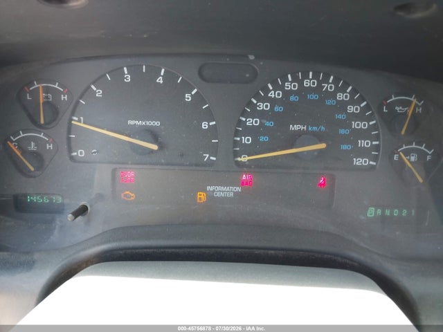 45756878 :رقم المزاد ، 1B7GL2AN31S101082 vin ، 2001 Dodge Dakota Slt/sport مزاد بيع