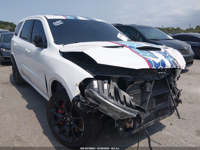 2021 Dodge Durango R/t Awd მანქანა იყიდება აუქციონზე, vin: 1C4SDJCT9MC638650, აუქციონის ნომერი: 45756883
